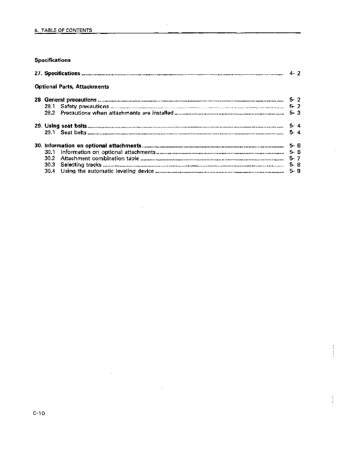 Komatsu PC128UU-1 Operation and Maintenance Manual