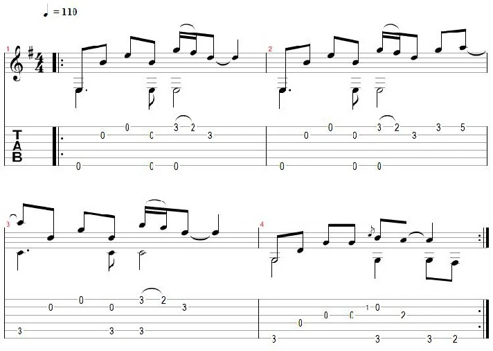 Three strips (Animal Jazz) - arranged for guitar