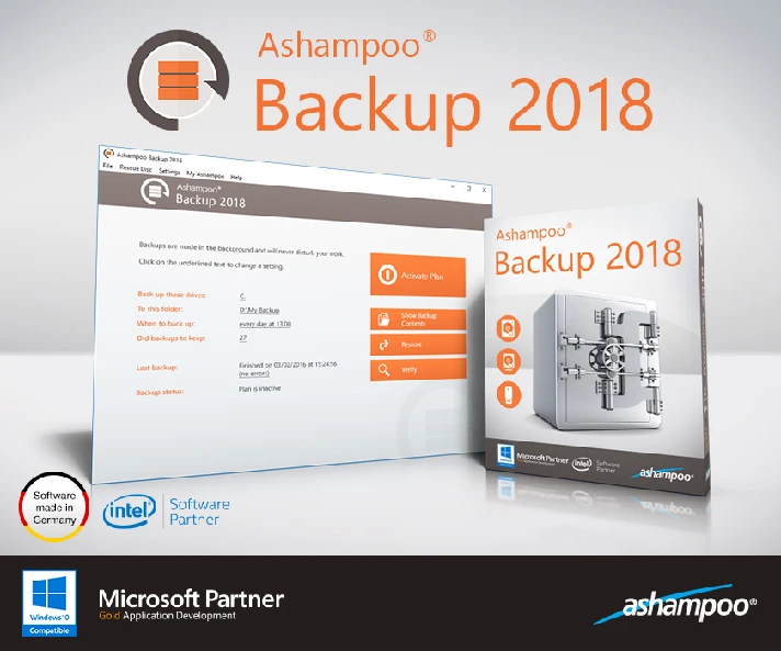 Ashampoo Backup 2018 (Lifetime license) (Key)