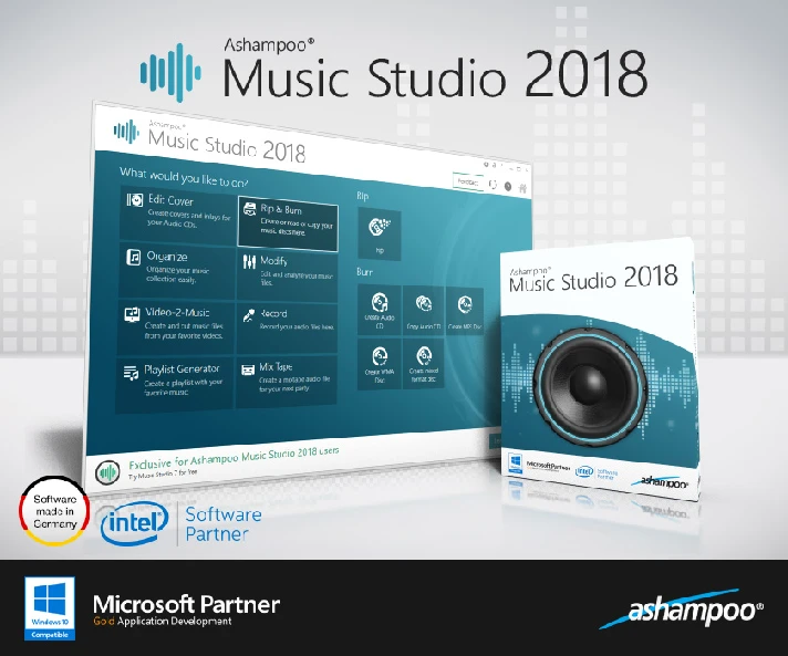 Ashampoo Music Studio 2018 (Lifetime license) (Key)