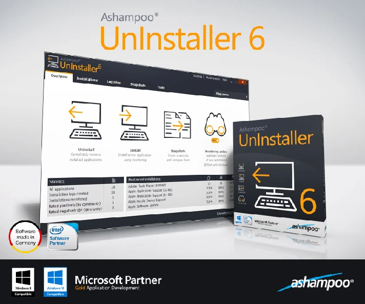 Ashampoo UnInstaller 6 (Lifetime license) (Key)