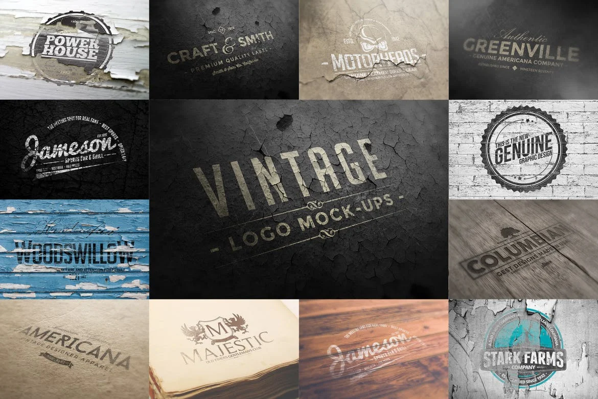 Logo Mock-ups Vol.1