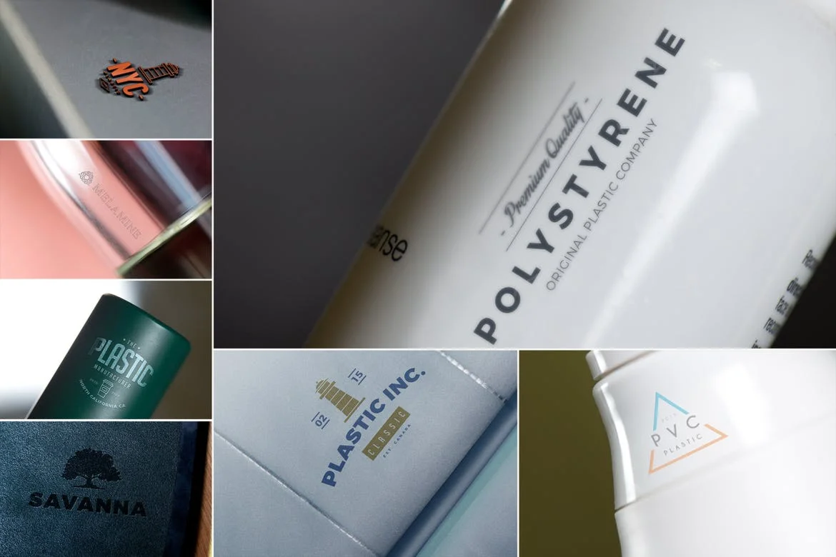Plastic Logo Mockups