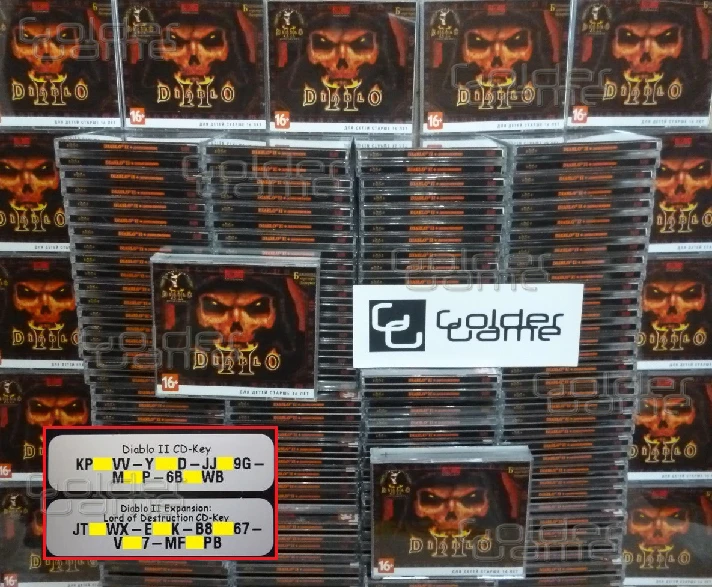 Diablo 2 Gold (D2+LoD) / Photo CD-Key / Battle.net