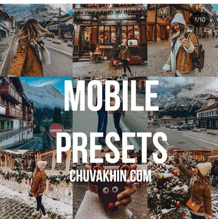 LR Preset mobile (Универсальные пресеты для Instagram)