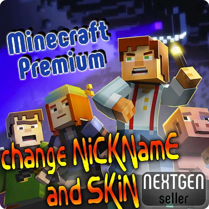 MINECRAFT PREMIUM ▪ CHANGE NICKNAME ▪ SKIN