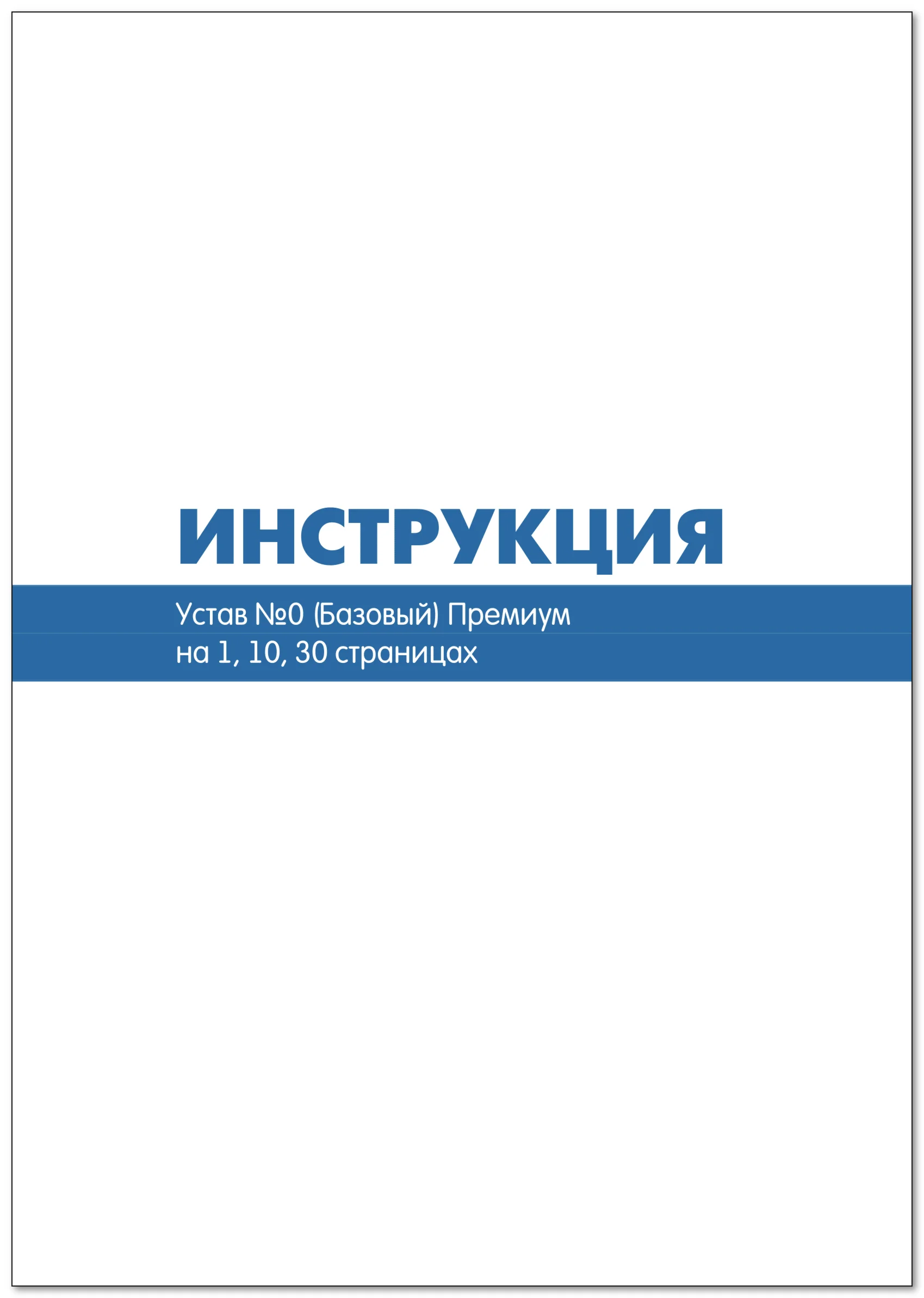 Charter of LLC No. 0 (Basic) on pages 1 and 10 | 2025