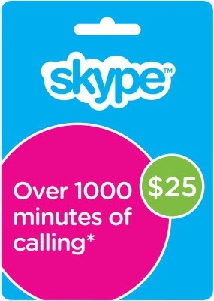 Skype voucher $25, original