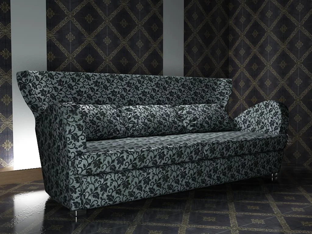 3d max модель диван