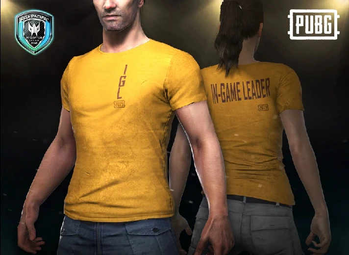 PUBG IGL T-shirt 👚 (LEGAL CODE) Region Free