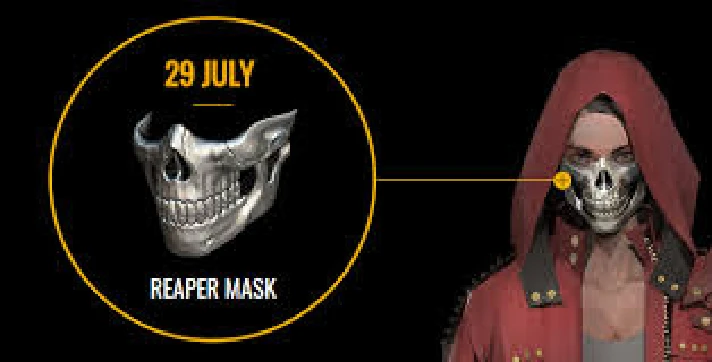 PGI Reaper Mask 💀 (LEGAL CODE) Region Free