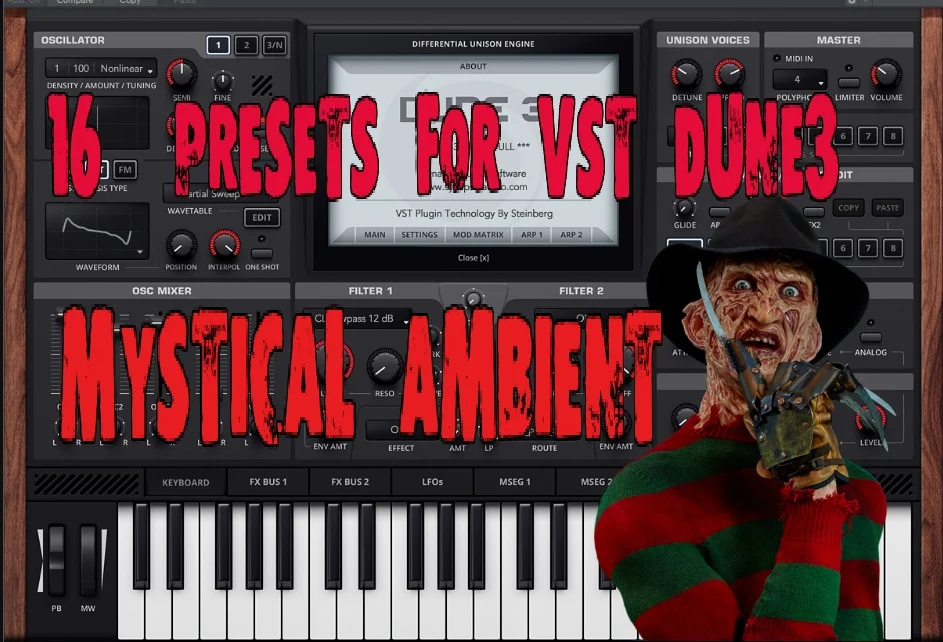 MYSTICAL AMBIENT 15 PRESETS FOR VST DUNE 3