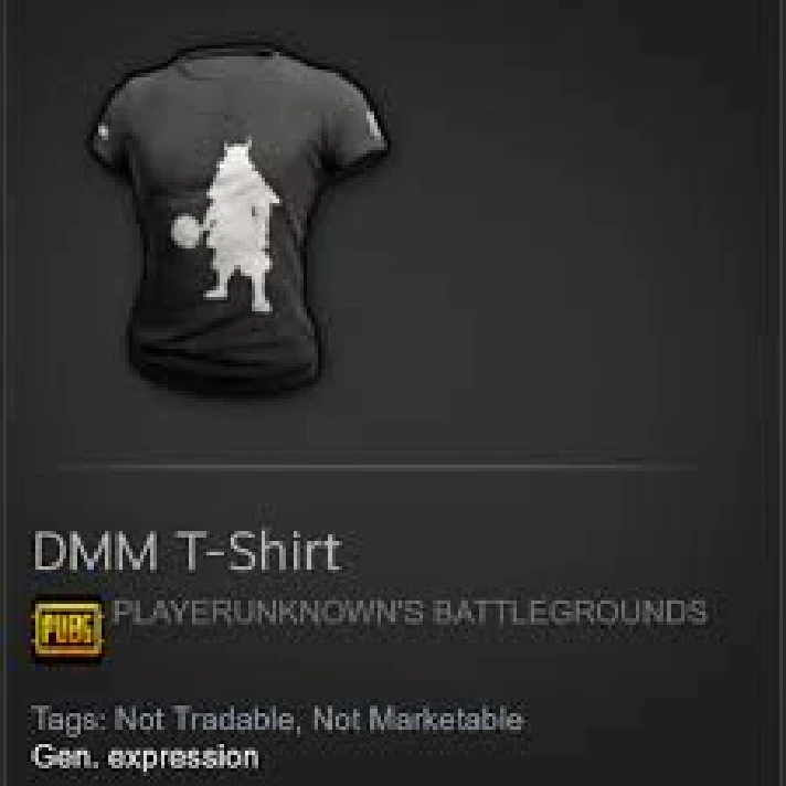 PUBG DMM t-shirt 🐱‍👤(LEGAL CODE)