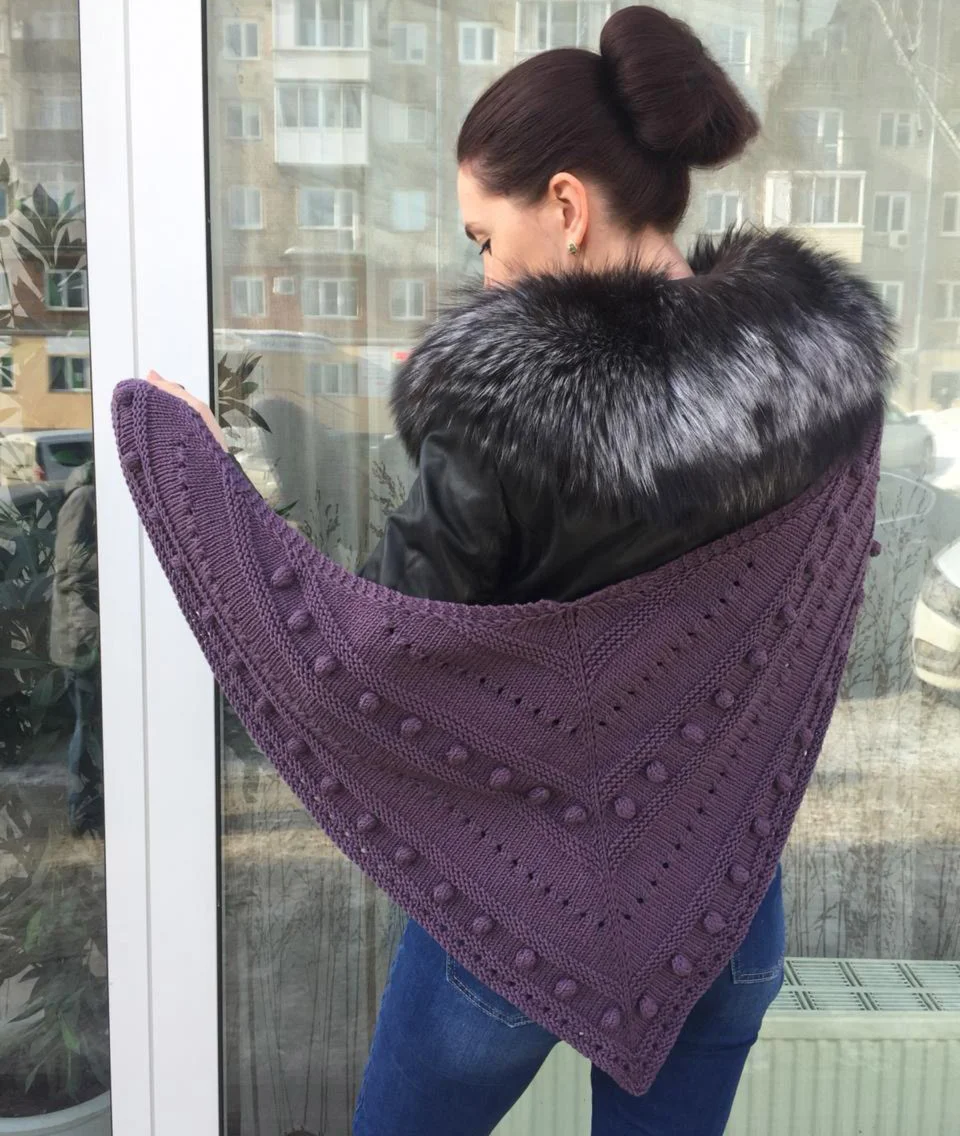 Мастер-класс по вязанию бактуса