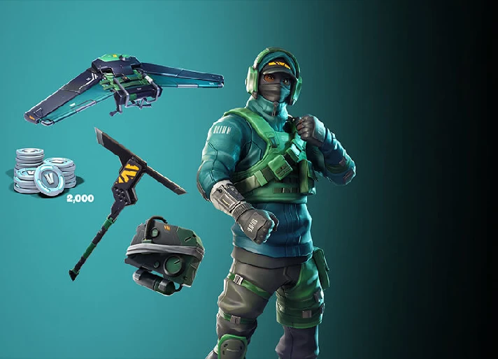 FORTNITE BUNDLE 2000 V-BUCKS COUNTERATTACK SET (NVIDIA)