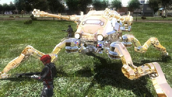 DLC EARTH DEFENSE FORCE 4.1 Depth Crawler Gold Coat