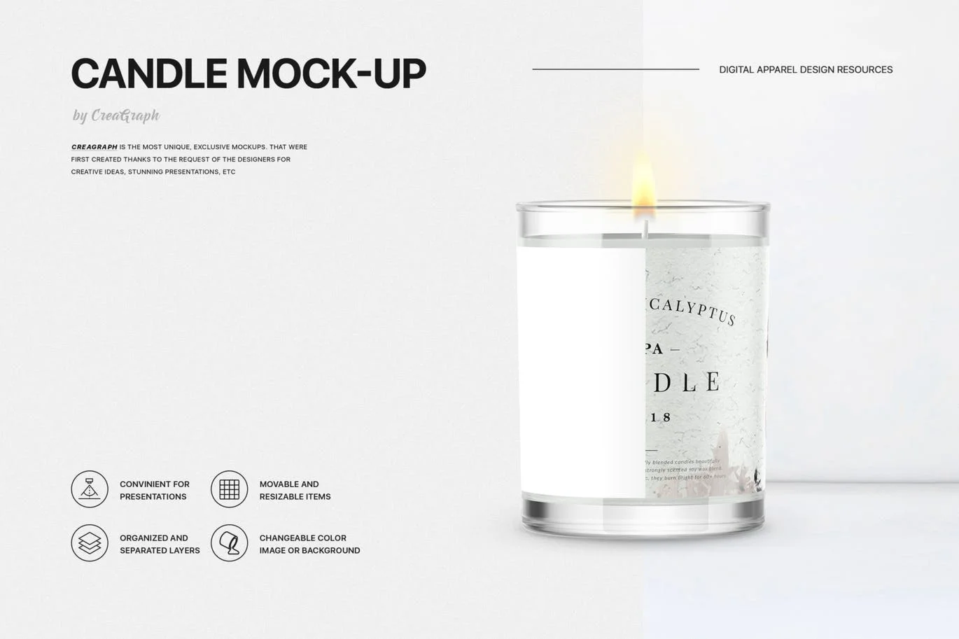Candle Mockup