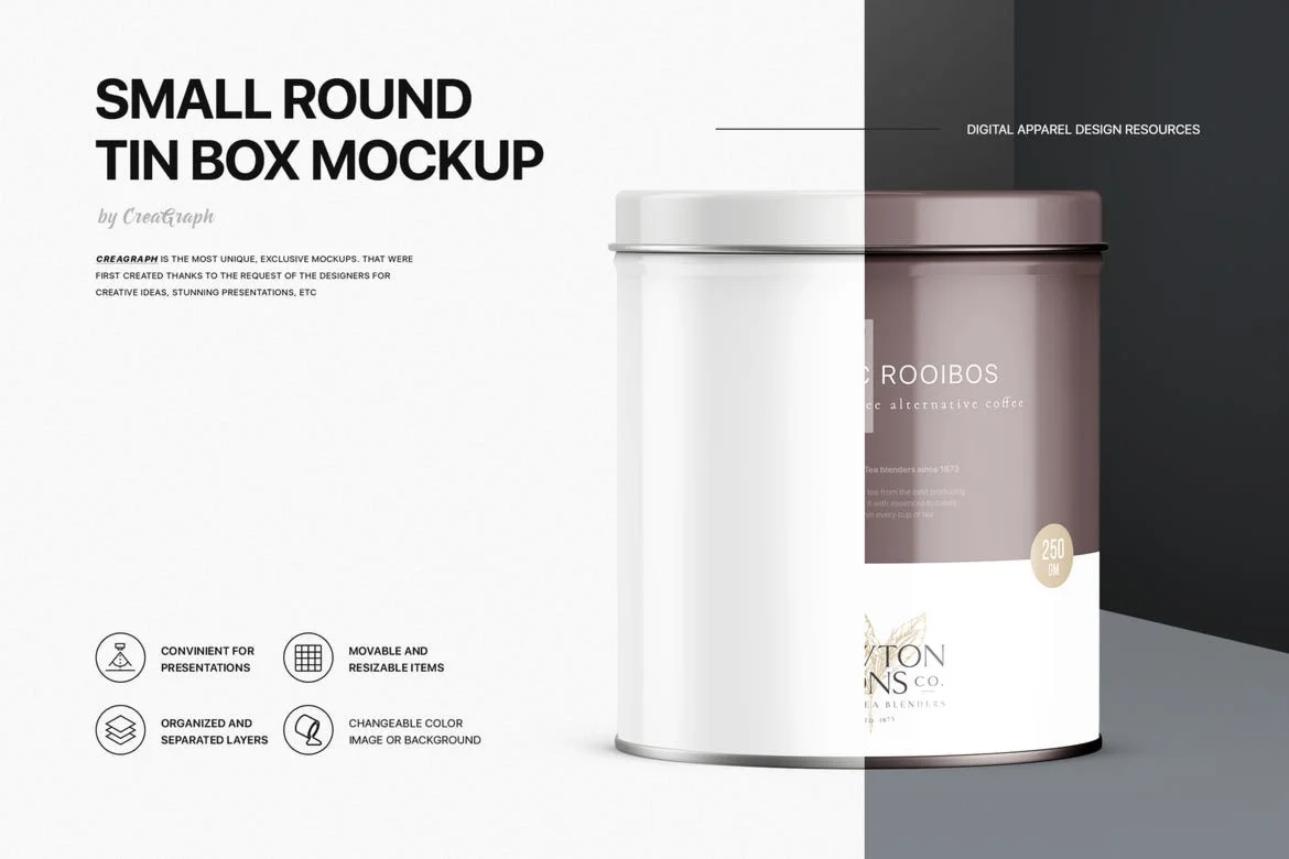 Coffee Jar Mockup