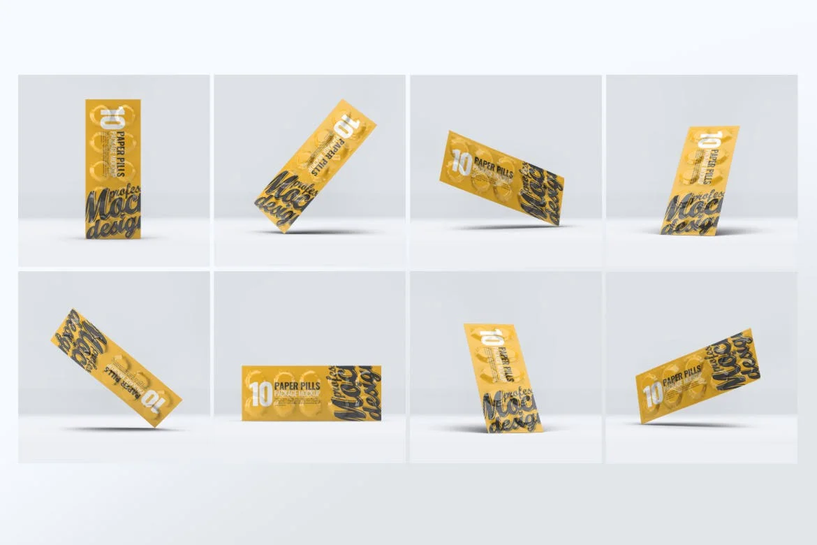 Paper Pills Package Mock-Up