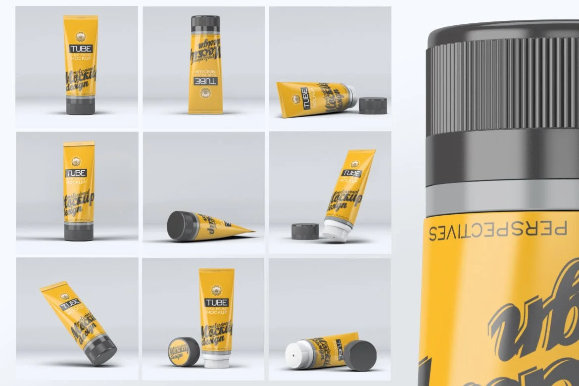 Tube Shoe Polish Mock-Up