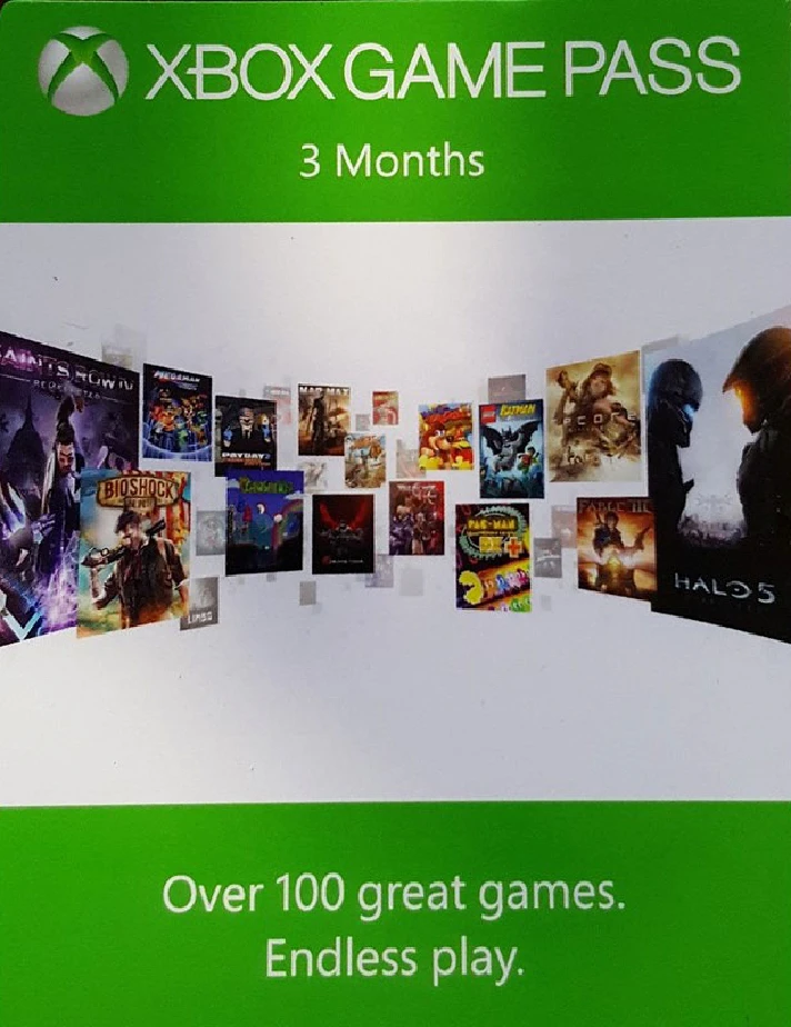 Xbox GAME PASS - 3 months (Xbox One) | Global