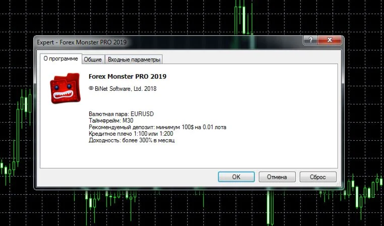 Forex Monster PRO 2019 - более 300% в месяц!