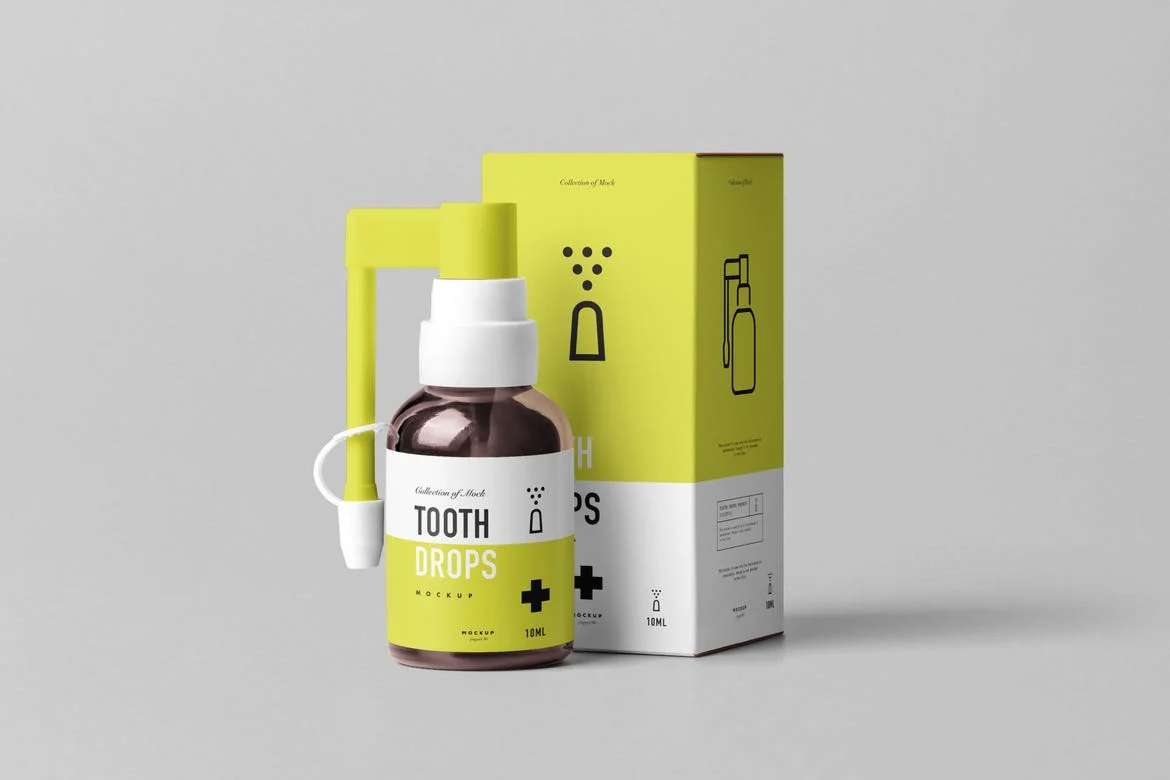 Tooth Drops Applicator Mock-up