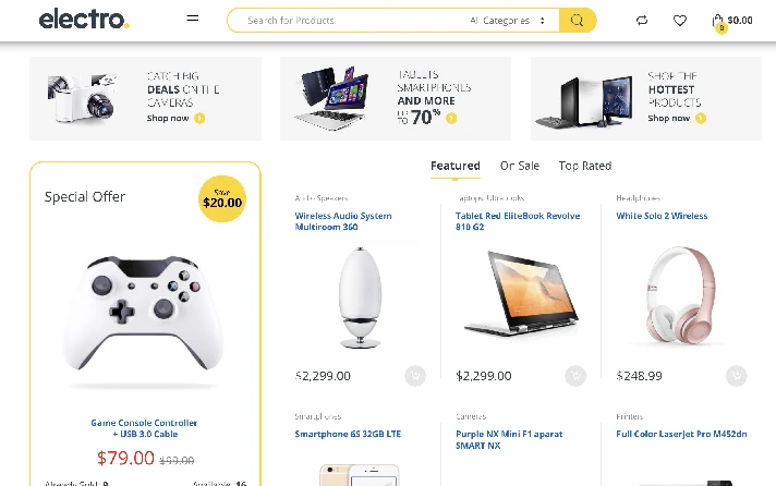 Electro - Electronics Store WooCommerce Theme
