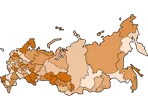 Тепловая карта (картодиаграмма) России (Excel 2003+)