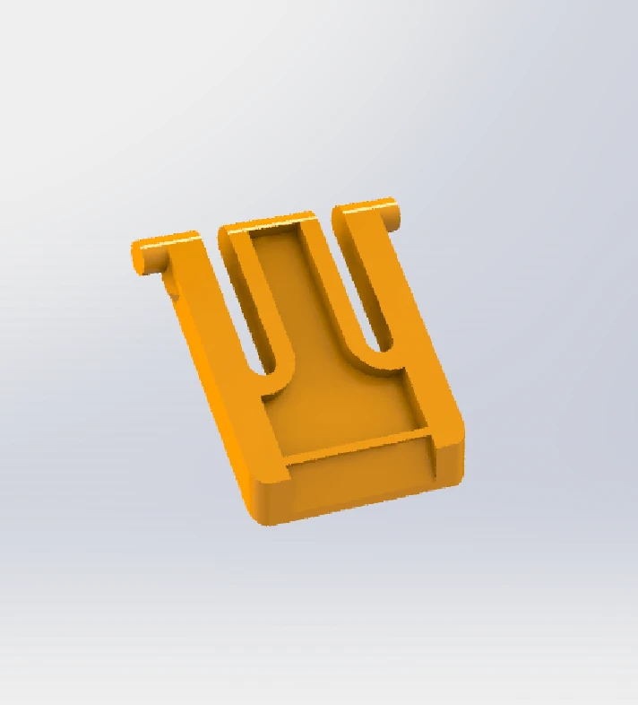 Keyboard leg for 3d printing with G-code