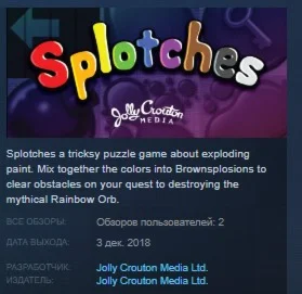 Splotches  STEAM KEY REGION FREE GLOBAL