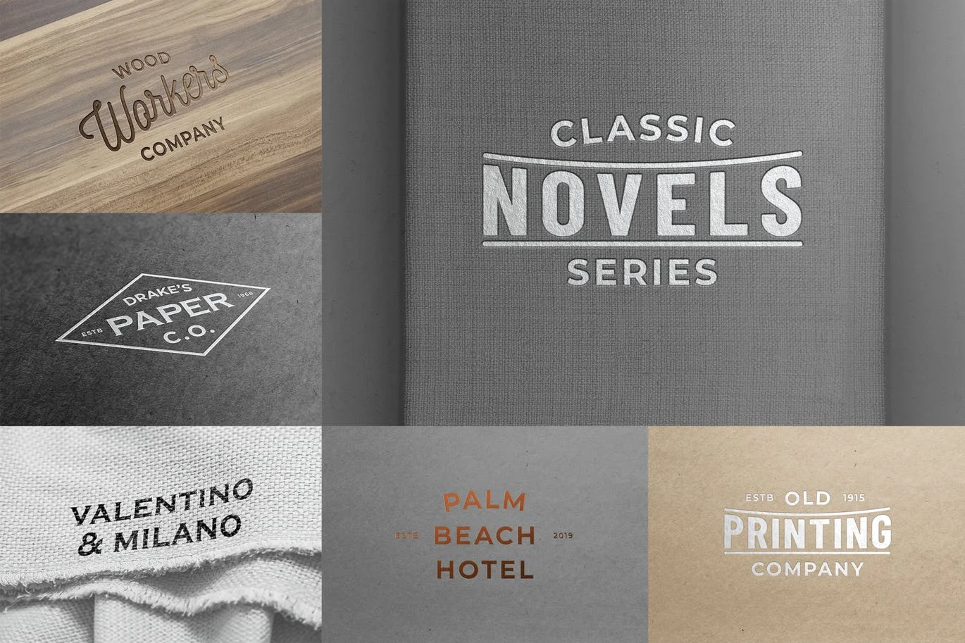Logo Mockups Collection vol.1