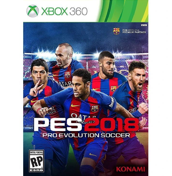 ❤️🎮 PES 18 XBOX 360🥇✅