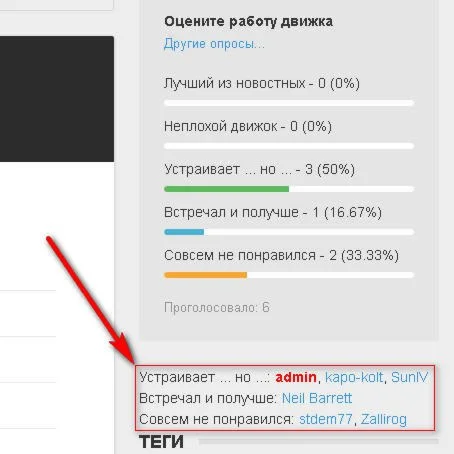 Модуль DLE VotedUsers - список проголосовавших в опросе