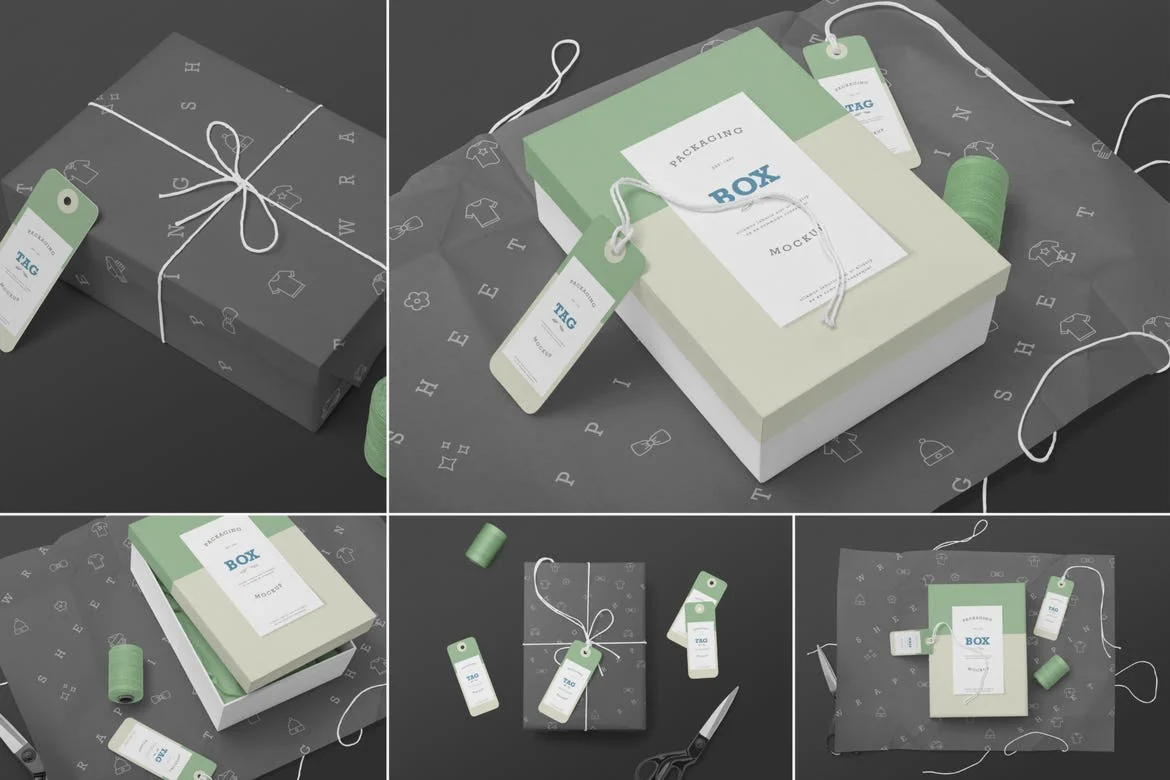 Rectangle Box Mockups