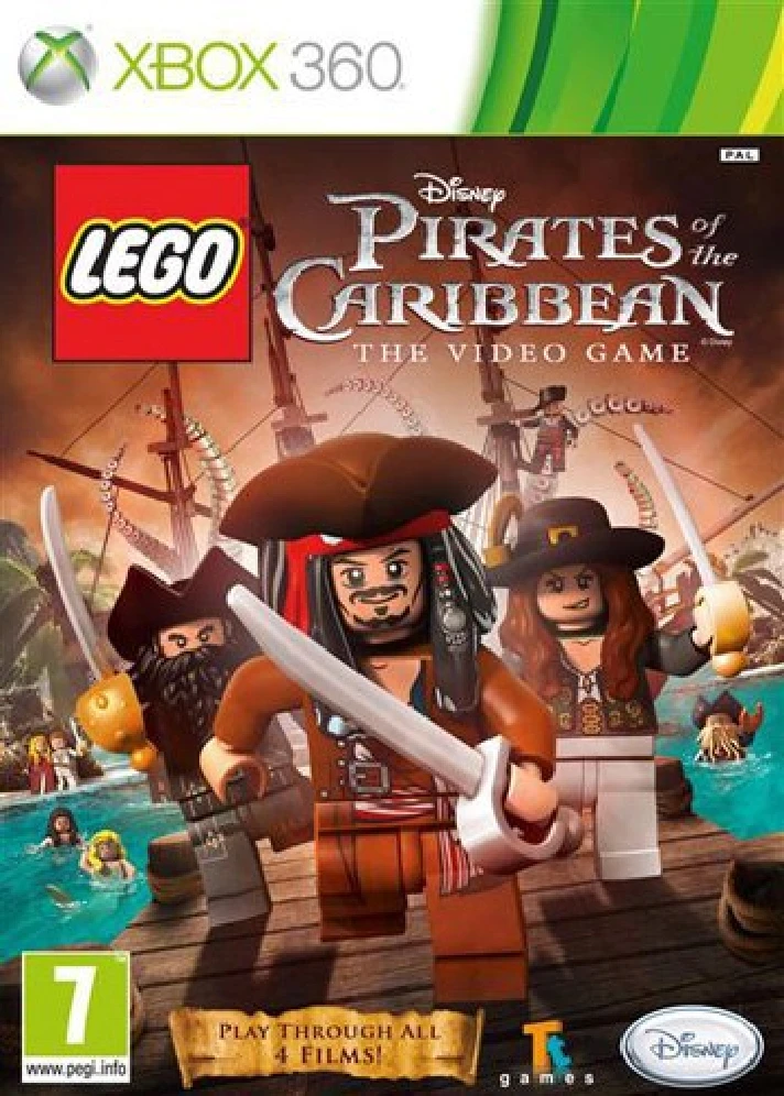 Xbox 360 | LEGO Pirates | TRANSFER + 3 GAMES