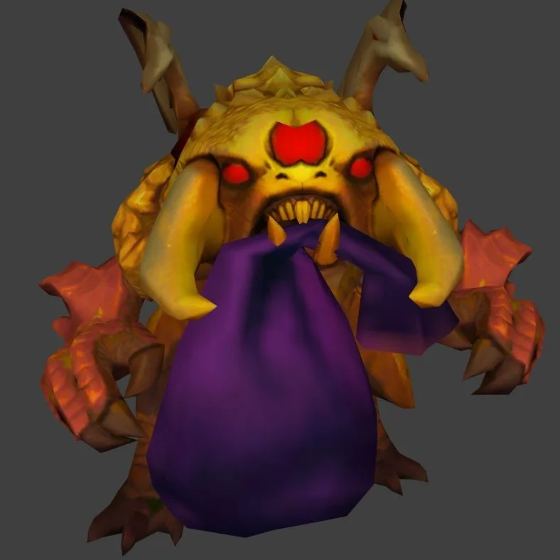 Unusual Golden Baby Roshan DOTA 2