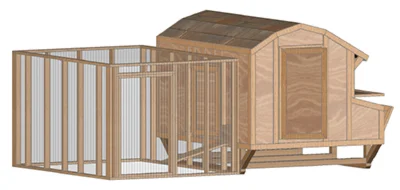 Проект курятника на 10-20 кур