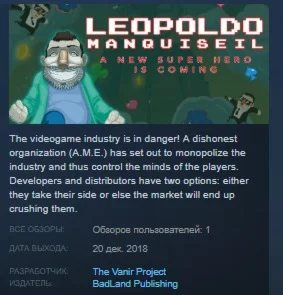 Leopoldo Manquiseil STEAM KEY REGION FREE GLOBAL