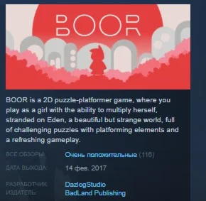 BOOR   STEAM KEY REGION FREE GLOBAL
