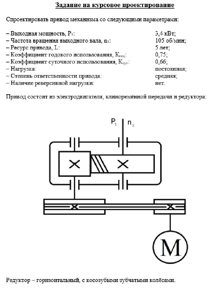 Machine parts_Course project. Option number 7