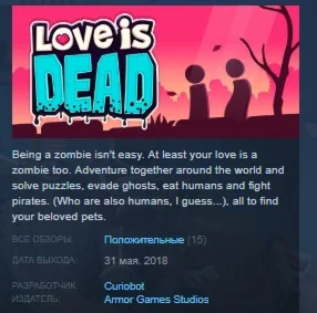 Love is Dead STEAM KEY REGION FREE GLOBAL