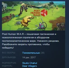 Post Human W.A.R  STEAM KEY REGION FREE GLOBAL+РОССИЯ