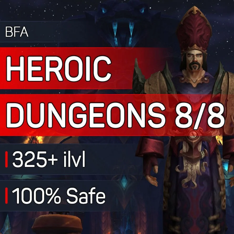 Heroic Dungeons 8/8 World of Warcraft (US)