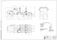 Чертеж Автомобиль УРАЛ - 43204