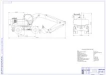 Чертеж Экскаватор ЕК-18-20