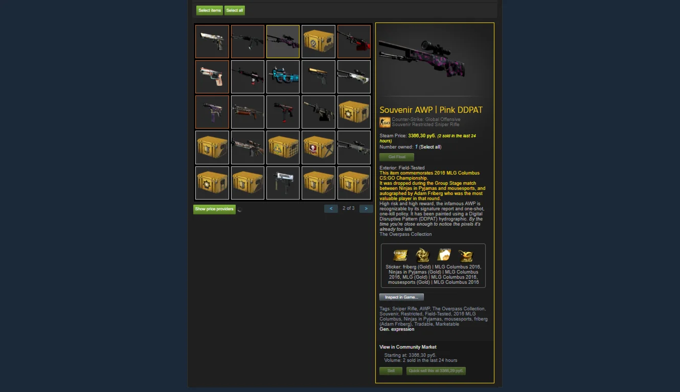 Аккаунт CS:GO с гарантированным инвентарем в 10000р