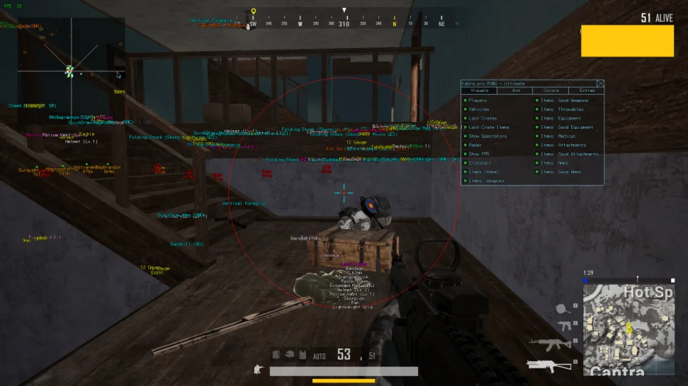 CobraCheats PUBG Cheat [1 Day]