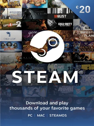 STEAM WALLET 20€ ЕВРО GIFT CARD 💶 | + ПОДАРОК 🎁