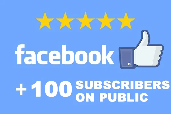 ✅👍 100 Подписчиков в паблик FACEBOOK для Бизнеса ⭐